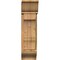 Ekena Millwork Balboa Traditional Rough Sawn Bracket w/ Offset Brace, Western Red Cedar, 8"W x 18"D x 30"H BKT0806X18X30BOA01RWR - alternate 4